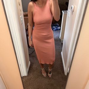 Darling midi dress, open back